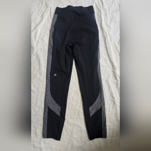 Lululemon Athletica Black and Gray Pants Womens 6